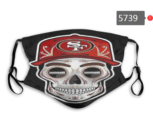 2020 NFL San Francisco 49ers #13 Dust mask with filter->nfl dust mask->Sports Accessory